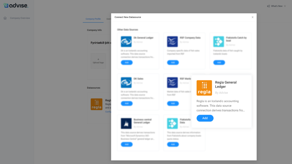 Regla bókhaldskerfi - gagnastraumur