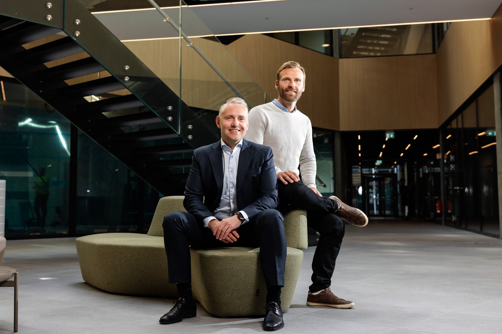 Advise founders Mikael Arnarson and Andri Birgisson in the new space at Dalvegur 30A.
